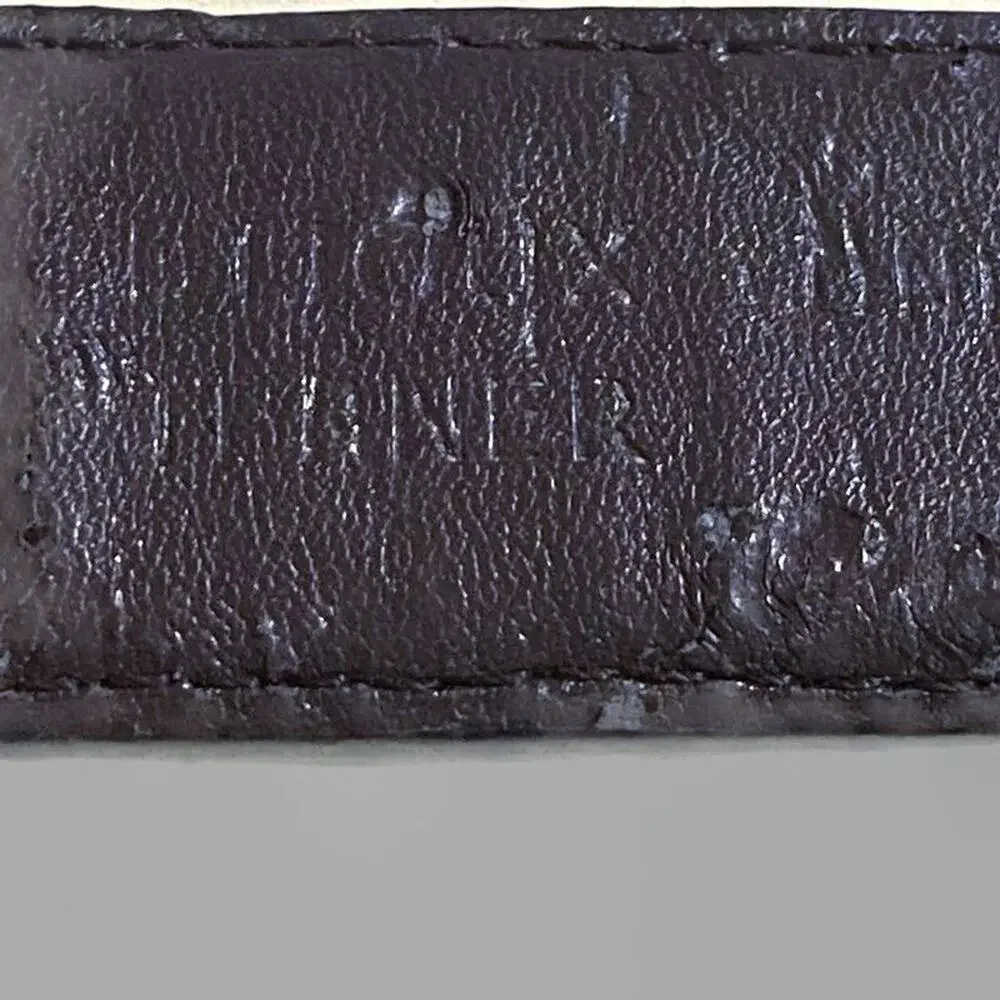 Bijoux Terner Belt 47 in Women Silver Tone Buckle Distressed Thrashed